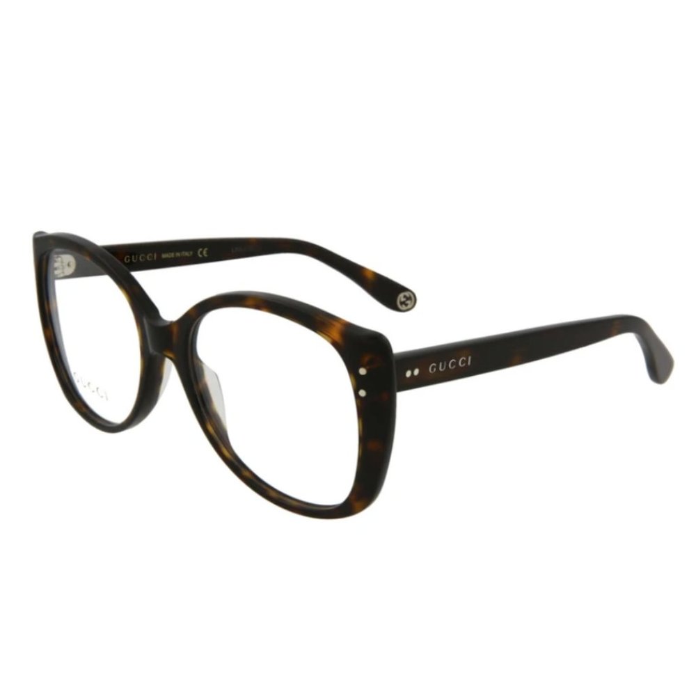 Gucci Round Havana Acetate Glasses